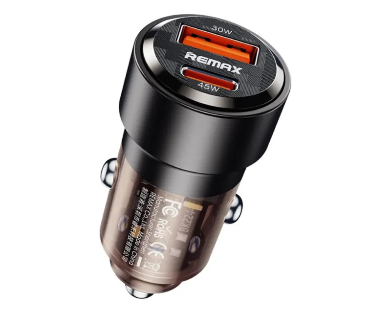 REMAX RCC360 Walking USB-A 30W + USB-C 45W PD+QC brzi auto punjač Slika 1