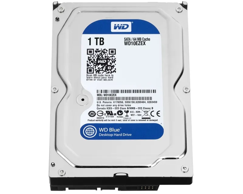 1TB 3.5 inča SATA III 64MB 7.200rpm WD10EZEX Blue hard disk Slika 1