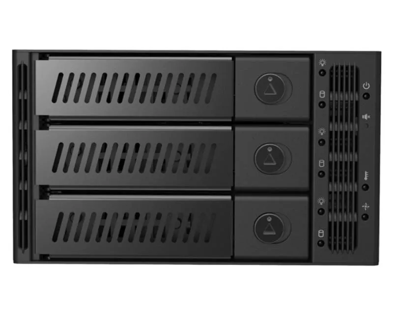 CHIEFTEC CMR-2131SAS 2 x 5.25 inča SATA crna fioka za hard disk Slika 2