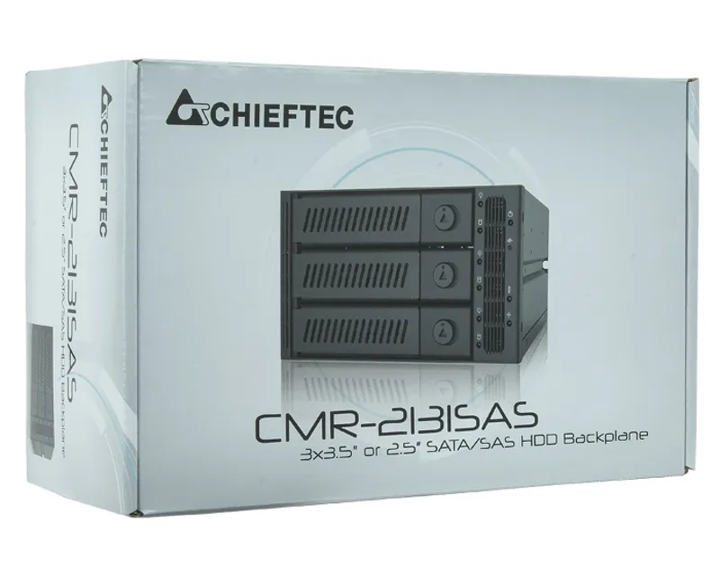 CHIEFTEC CMR-3141SAS 4 x 3.5 inča ili 4 x 2.5 inča SATA crna fioka za hard disk Slika 4