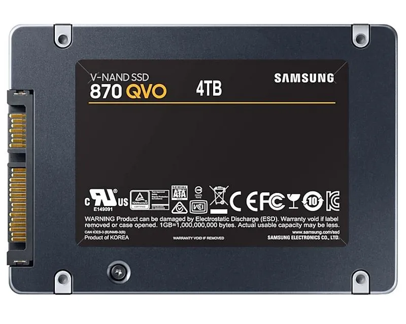 SAMSUNG 4TB 2.5 inča SATA III MZ-77Q4T0BW 870 QVO Series SSD Slika 4