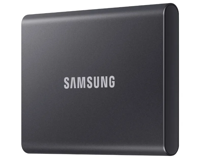 SAMSUNG Portable T7 500GB sivi eksterni SSD MU-PC500T Slika 2