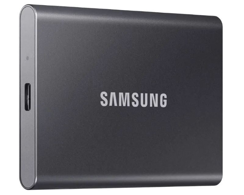 SAMSUNG Portable T7 500GB sivi eksterni SSD MU-PC500T Slika 1