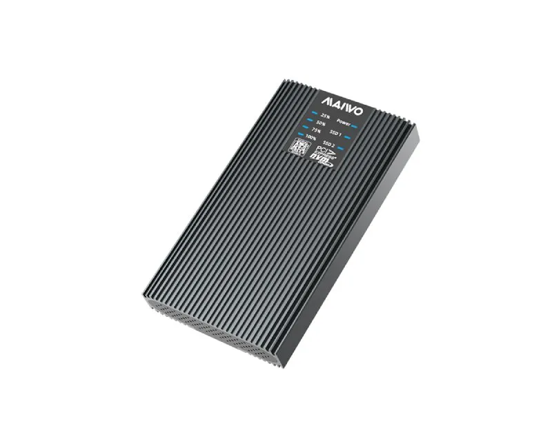 MAIWO Externo dual klon Kućište USB-C na 2 x M.2 NVMe/SATA SSD, K2022CL Slika 1