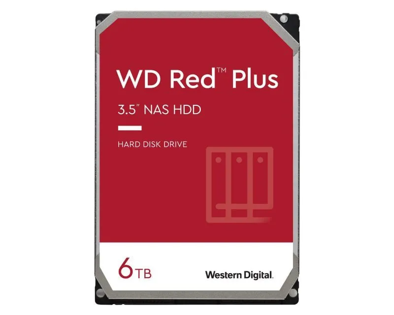 6TB 3.5 inča SATA III 256MB IntelliPower WD60EFPX Red Plus hard disk Slika 2