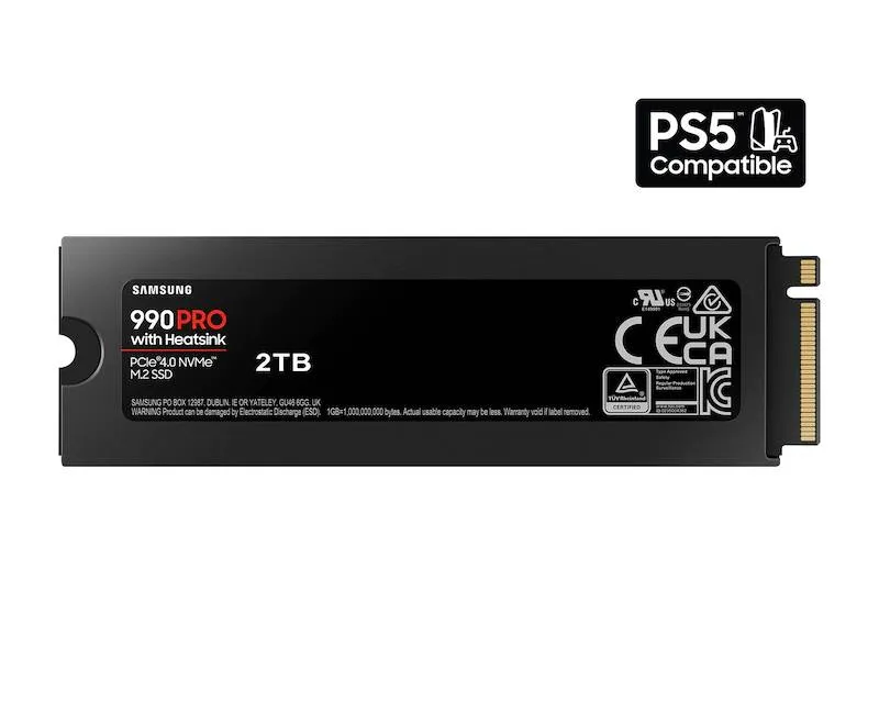 SAMSUNG 2TB M.2 NVMe MZ-V9P2T0CW 990 Pro Series Heatsink SSD Slika 2