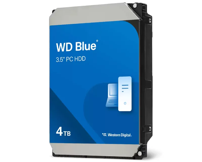 4TB 3.5 inča SATA III 256MB 5400rpm WD40EZAX Blue hard disk Slika 1