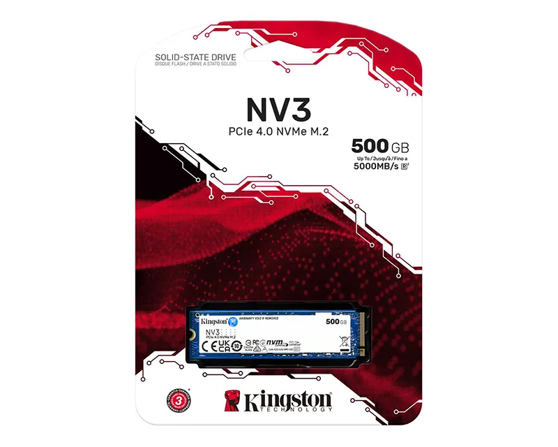 KINGSTON 500GB M.2 NVMe SNV3S/500G series NV3 SSD  Slika 3