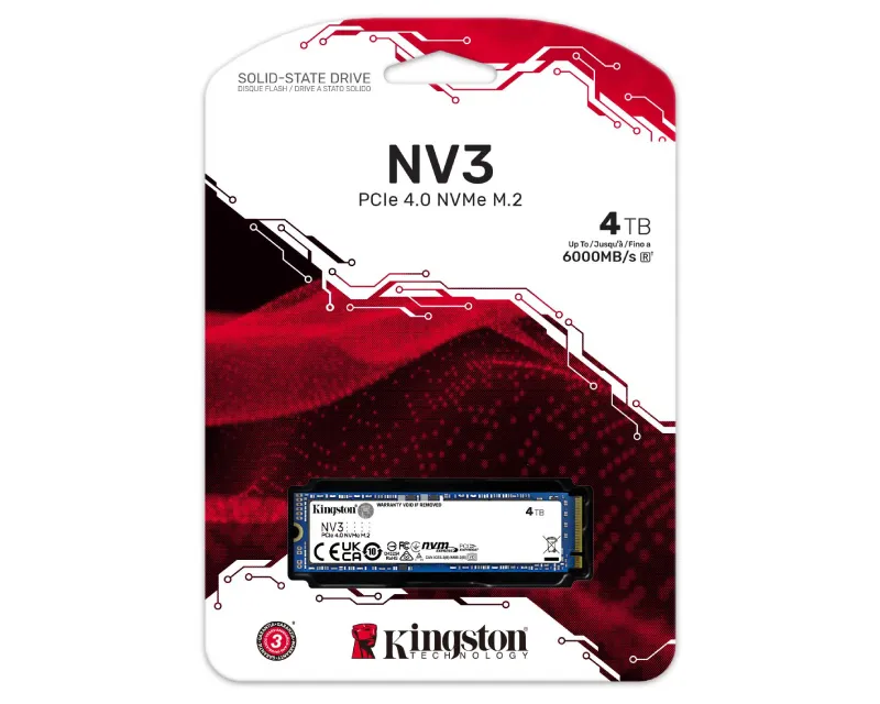 KINGSTON 4TB M.2 NVMe SNV3S/4000G series NV3 SSD Slika 3