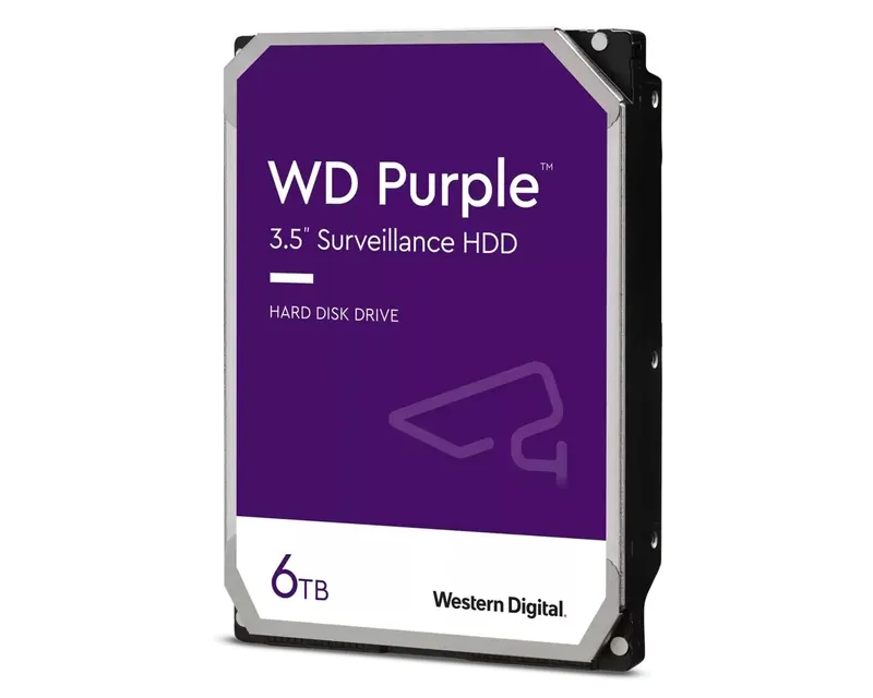 6TB 3.5 inča SATA III 256MB IntelliPower WD64PURZ Purple hard disk Slika 1