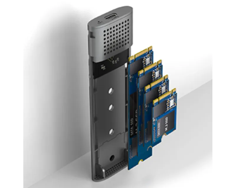 MAIWO Externo Kućište USB3.2 tip-C za M.2 PCIe NVMe/SATA SSD diskove K1691 Slika 2