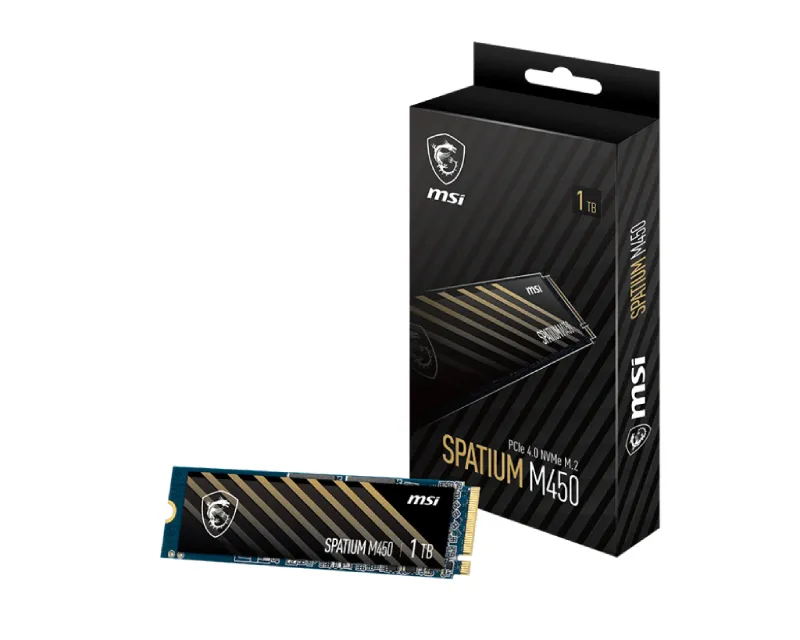 MSI SPATIUM M450 1TB PCIe 4.0 NVMe M.2 SSD Slika 2