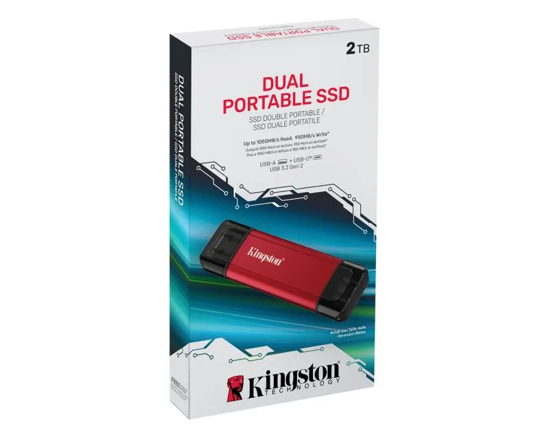 KINGSTON Dual Portable 2TB eksterni SSD SPSD/2TB  Slika 4