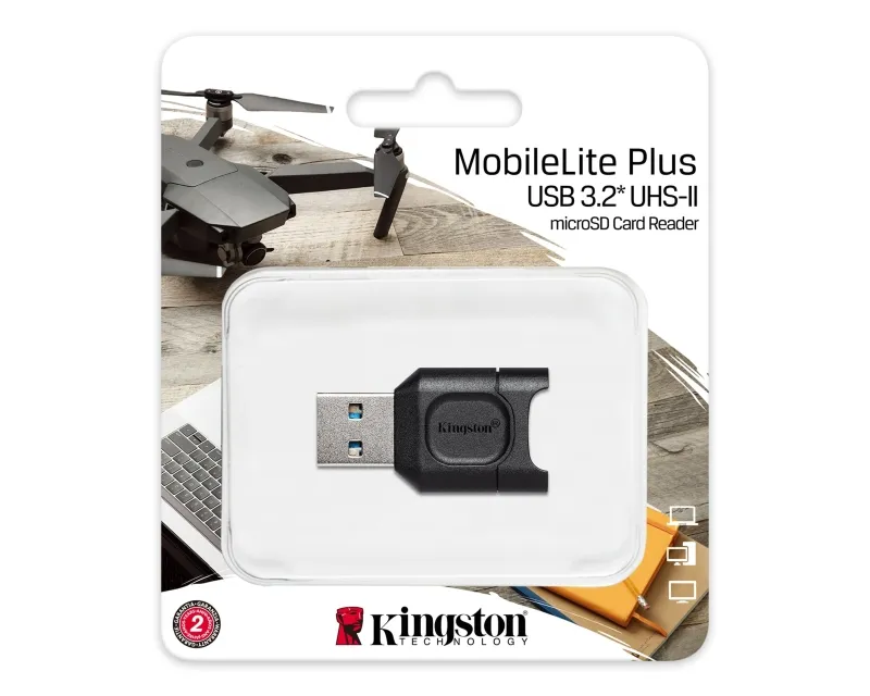 KINGSTON Čitač kartica MLPM MobileLite Plus USB3.2 Gen1 microSDHC/SDXC UHS-II Slika 3