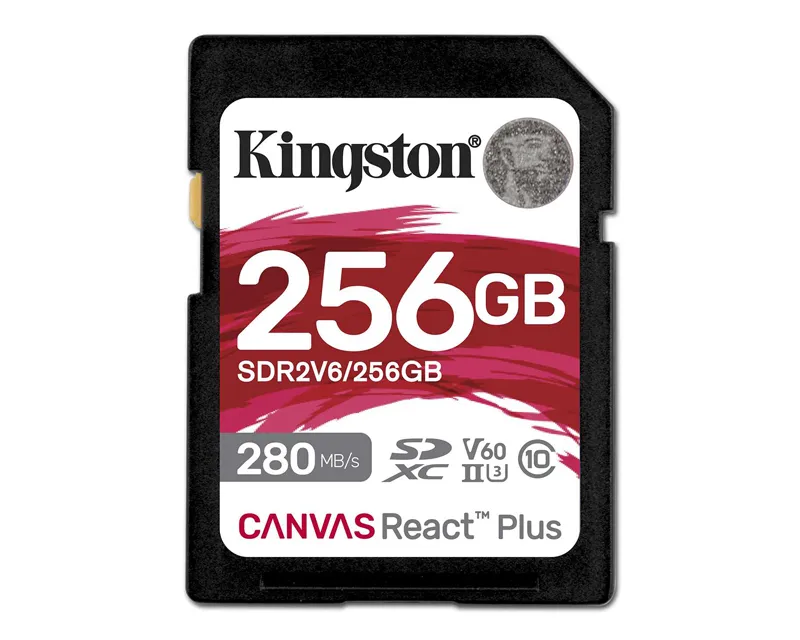 KINGSTON Memorijska kartica SDR2V6/256GB 256GB SDXC UHS-II 280R/150W U3 V60 Slika 1