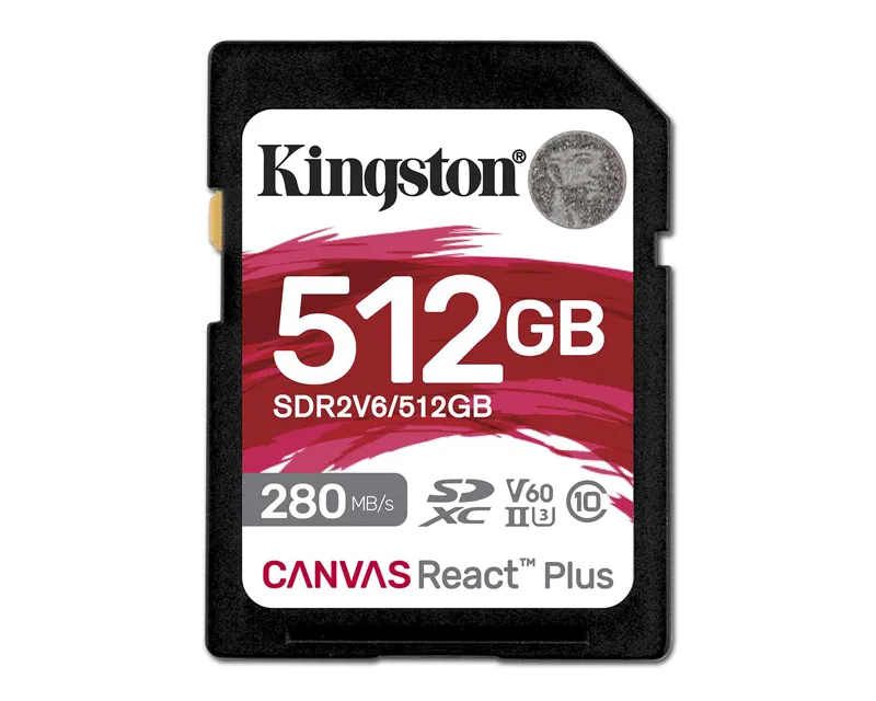 KINGSTON Memorijska kartica SDR2V6/512GB 512GB SDXC UHS-II 280R/150W U3 V60 Slika 1