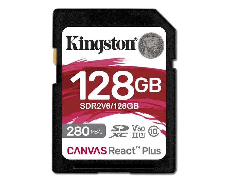 KINGSTON Memorijska kartica SDR2V6/128GB 128GB SDXC UHS-II 280R/150W U3 V60 Slika 1