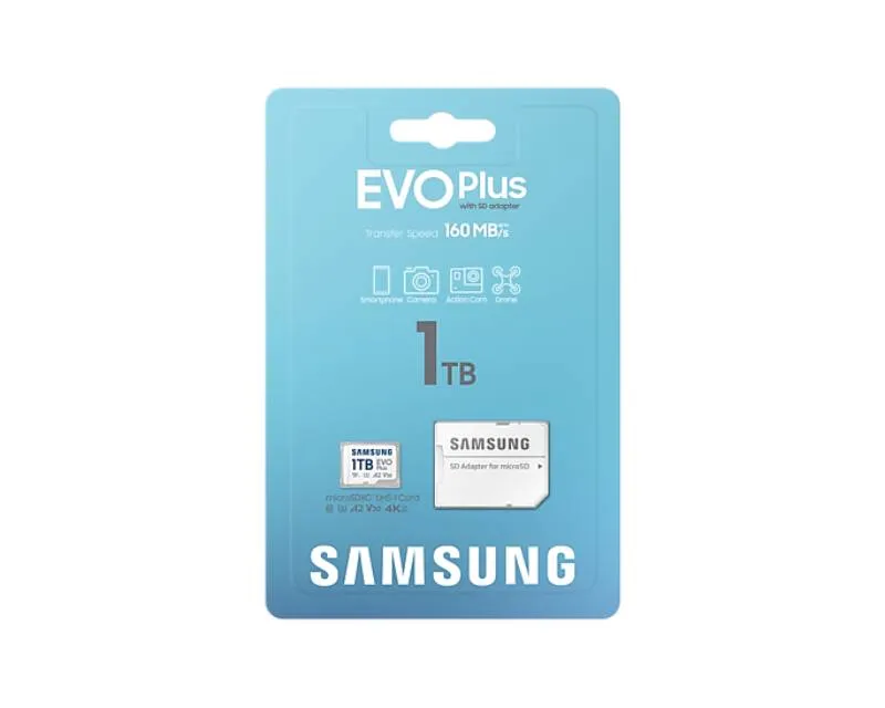 SAMSUNG Memorijska kartica EVO PLUS MicroSDXC 1TB class 10 + Adapter MB-MC1T0SA Slika 3