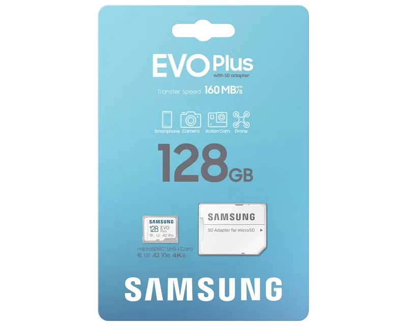 SAMSUNG Memorijska kartica EVO PLUS MicroSD Card 128GB + Adapter MB-MC128SA  Slika 5