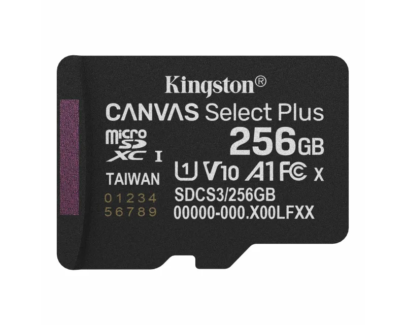 KINGSTON Memorijska kartica U1 V10 SDXC 256GB Canvas Select Plus G3 150R A1 SDCS3/256GBSP Slika 2