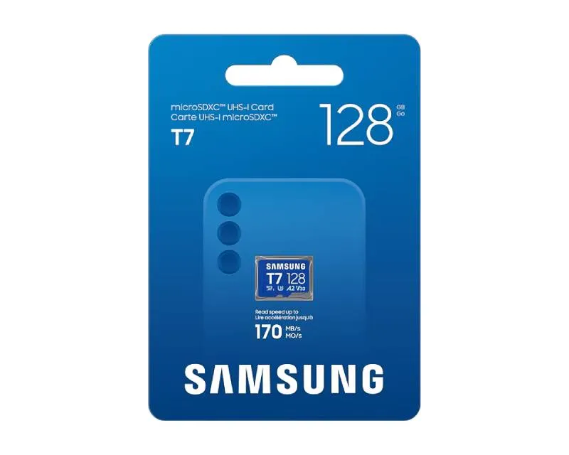 SAMSUNG T7 Memorijska kartica microSDXC UHS-I U3 V30 A2 128GB MB-MB128T  Slika 3