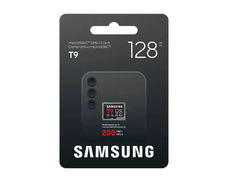 SAMSUNG T9 Memorijska kartica microSDXC UHS-I U3 V30 A2 128GB MB-MH128T Slika 3