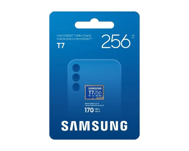 SAMSUNG T7 Memorijska kartica microSDXC UHS-I U3 V30 A2 256GB MB-MB256T Slika 3