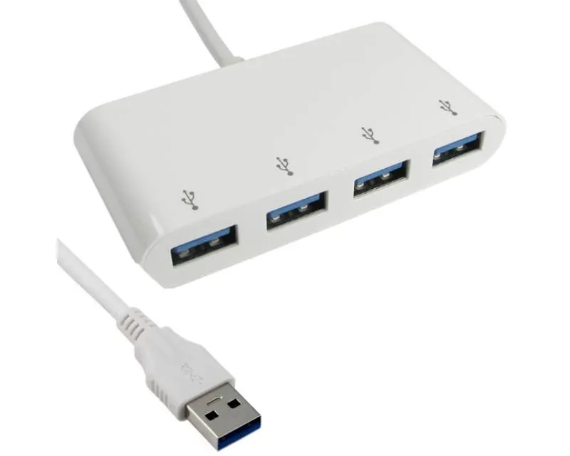 E-GREEN USB 3.0 HUB 4port beli Slika 1