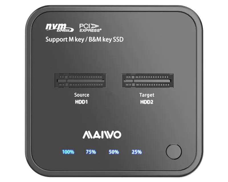 MAIWO Docking Station USB-C 3.2 na 2x M.2 NVMe Clone K3016P2 Slika 2