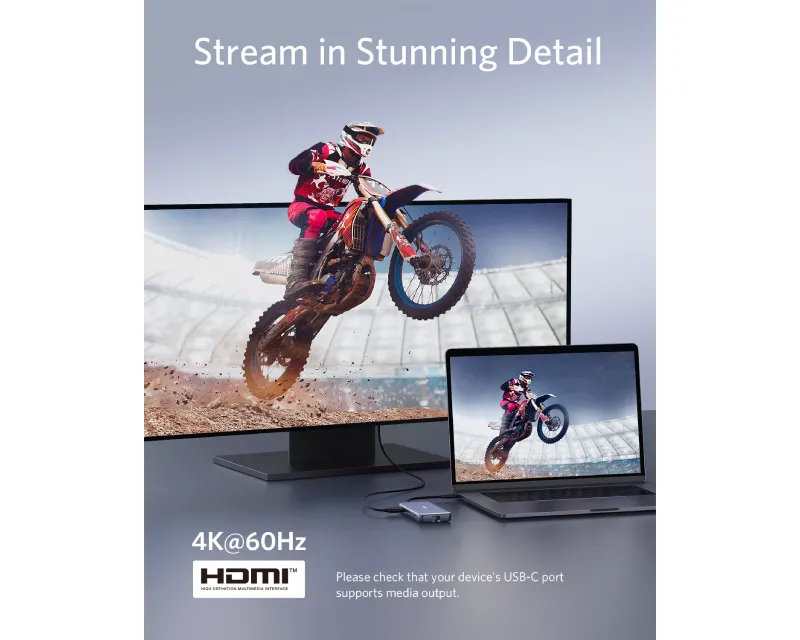 ANKER USB-C Data Hub 8u1 10Gbps crni  Slika 8