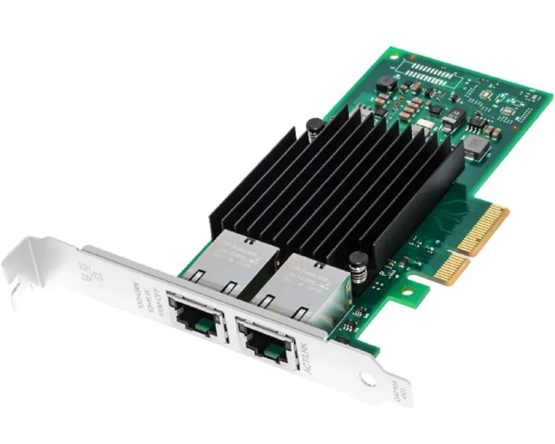E-GREEN PCI-Express x4 kontroler na 2-porta 10 Gigabit Ethernet (Intel x 550) Slika 1