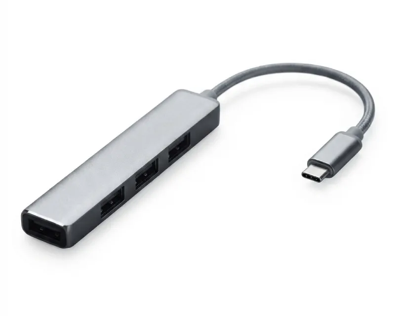 E-GREEN USB 3.1 tip C - HUB (3 port USB 3.0 + 1port fast ethernet Slika 1