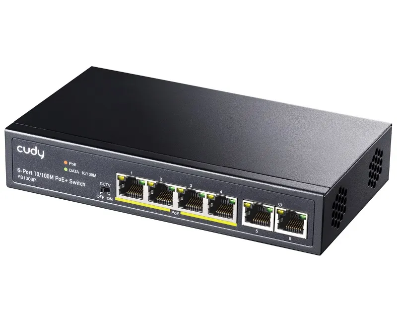 CUDY FS1006P PoE+ 6port switch Slika 2