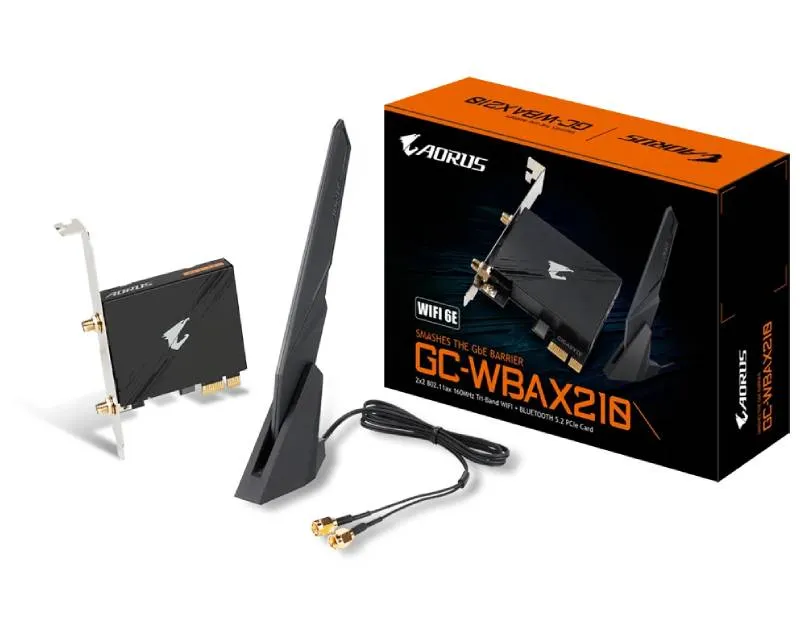 GIGABYTE GC-WBAX210 rev. 1.0 bluetooth + wireless card mrežna karta Slika 1