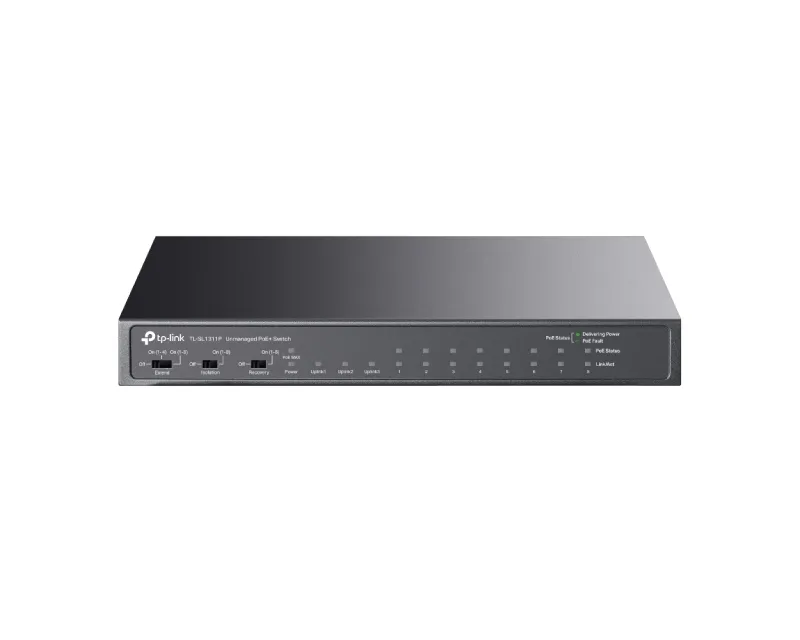 TP-LINK TL-SL1311P POE SWITCH 8PORTA+2GIG.  Slika 1