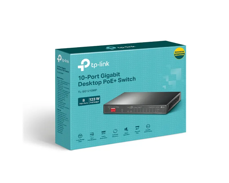 TP-LINK TL-SG1210MP POE+switch 8-port GIGABIT  Slika 4
