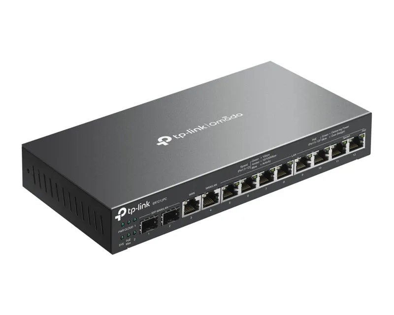 TP-LINK ER7212PC 3U1 kontroler+VPN Firewall ruter+Poe switch Slika 4