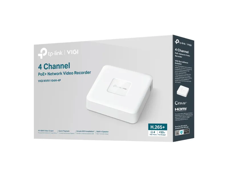 TP-LINK VIGI NVR1104H-4P-Poe  Slika 4