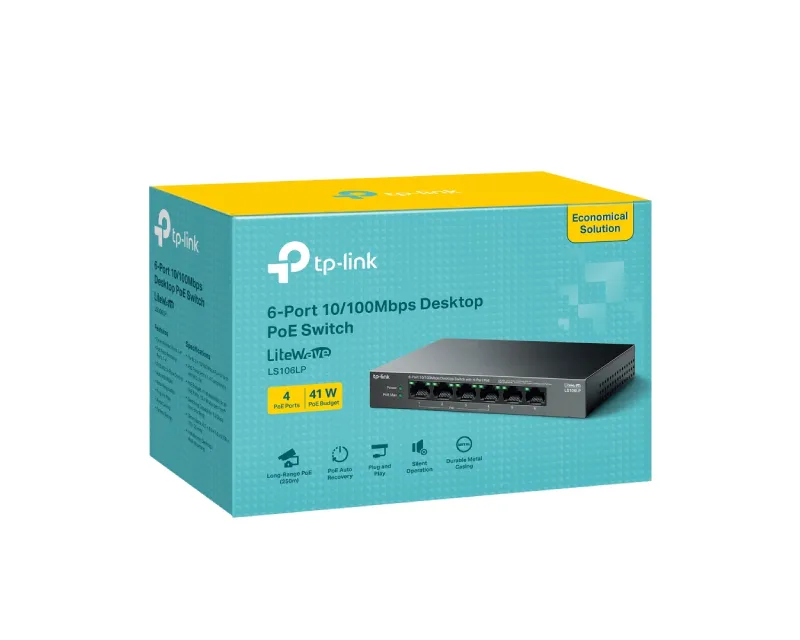 TP-LINK_ LS106LP(UN) 6-port 10/100mbps Desktop switch  Slika 4