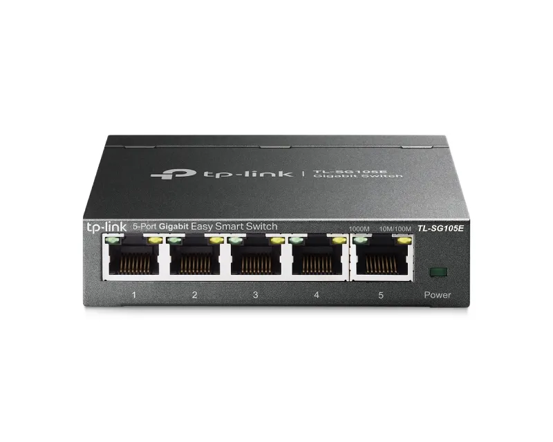 TP-LINK_ TL-SG105E 5-Port Gigabit Switch  Slika 1