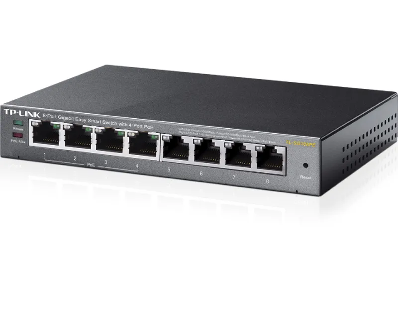 TP-LINK_ TL-SG108PE 8-Port Gigabit Switch sa 4-Porta PoE+  Slika 2