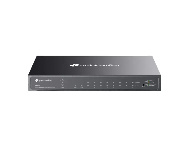 TP-LINK_ SG2210P(UN) JetStream 10-Port Gigabit Switch sa 8-Portova PoE+ Slika 4