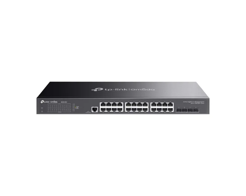 TP-LINK_ SG3428X Omada 24-Porta Gigabit L2+ upravljiv Switch sa 4 10GE SFP+ Slota Slika 1