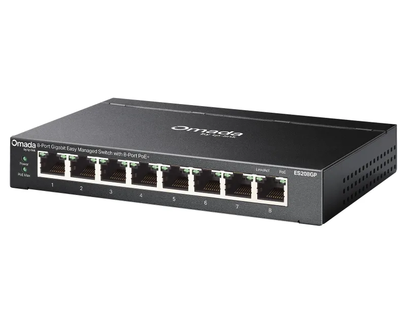 TP-LINK ES208GP Omada 8-Port Gigabit Easy upravljivi Switch  Slika 3