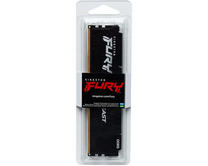 KINGSTON DIMM DDR5 16GB 5200MT/s KF552C40BB-16 Fury Beast XMP Slika 3