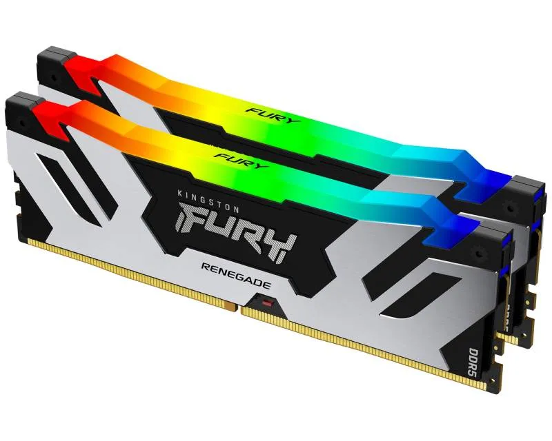 KINGSTON DIMM DDR5 32GB (2x16GB kit) 6400MT/s KF564C32RSAK2-32 FURY Renegade RGB Slika 1