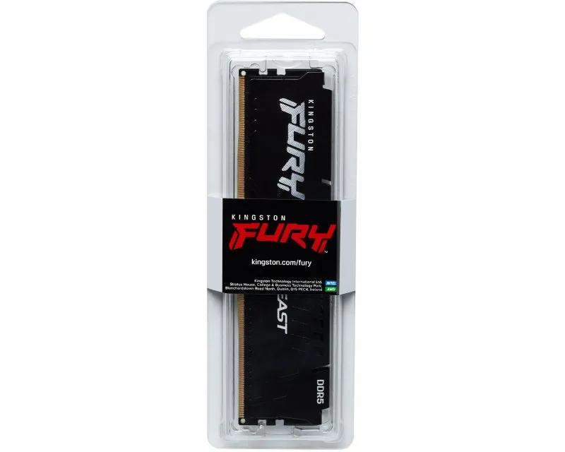 KINGSTON DIMM DDR5 16GB 5600MT/s KF556C36BBE-16 Fury Beast Black EXPO  Slika 3
