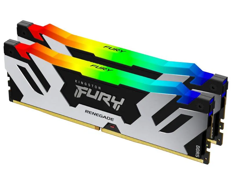 KINGSTON DIMM DDR5 32GB (2x16GB kit) 6800MT/s KF568C36RSAK2-32 FURY Renegade RGB XMP Slika 1
