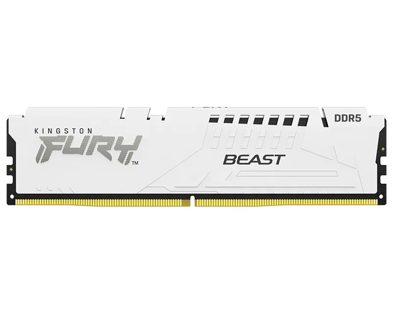 KINGSTON DIMM DDR5 32GB 6000MT/s KF560C36BWE-32 FURY Beast White EXPO Slika 1