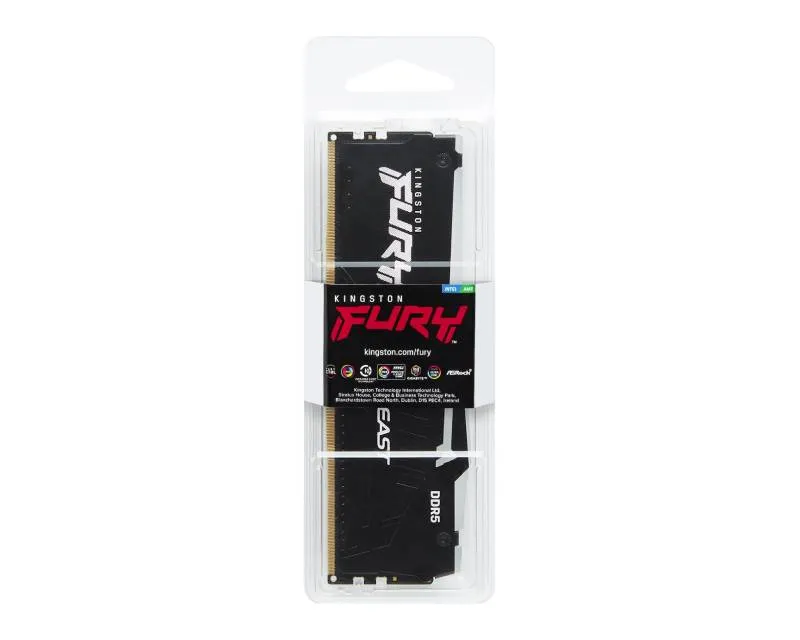 KINGSTON DIMM DDR5 32GB 5600MT/s KF556C36BBEA-32 Fury Beast RGB EXPO Slika 3